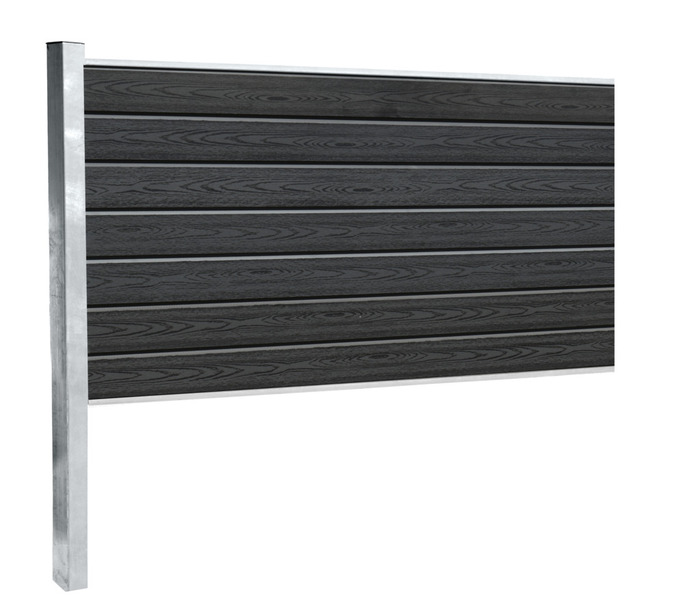 Kirkedal galvaniseret hegn tilkøbssæt 90 x 180 cm